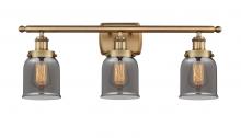 Innovations Lighting 916-3W-BB-G53 - Bell - 3 Light - 26 inch - Brushed Brass - Bath Vanity Light