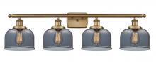 Innovations Lighting 916-4W-BB-G73 - Bell - 4 Light - 38 inch - Brushed Brass - Bath Vanity Light