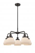  916-5CR-OB-G171 - Fulton - 5 Light - 26 inch - Oil Rubbed Bronze - Chandelier