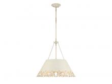  0883-5P AI - Eloise 5-Light Pendant in Antique Ivory