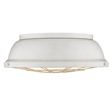  7312-FM16 FW - Bartlett Flush Mount in French White