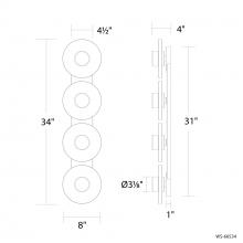  WS-66534-BK - Fresco Bath Vanity Light