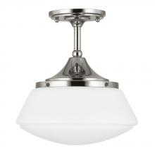  3533PN-129 - 1 Light Semi-Flush