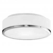  FM6012-BN-5CCT - Charlie 12-in Brushed Nickel LED Flush Mount