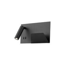  WS16811L-BK - Dorchester 11-in Black LED Wall Sconce