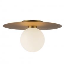  FM15514-BG-UNV - Elixir 14-in Brushed Gold LED Flush Mount