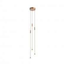 Kuzco Lighting Inc MP75227-BG-UNV - Motif 27-in Brushed Gold LED Multi Pendant