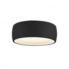  FM82106-BK - Savile 4-in Black LED Flush Mount