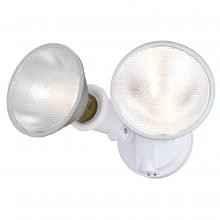  T0689 - 6.75-in. 2 Light Outdoor Security Flood Light White