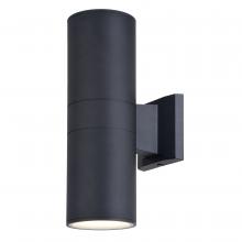  T0747 - Chiasso LED 2 Light 13-in. H Outdoor Wall Light Textured Black