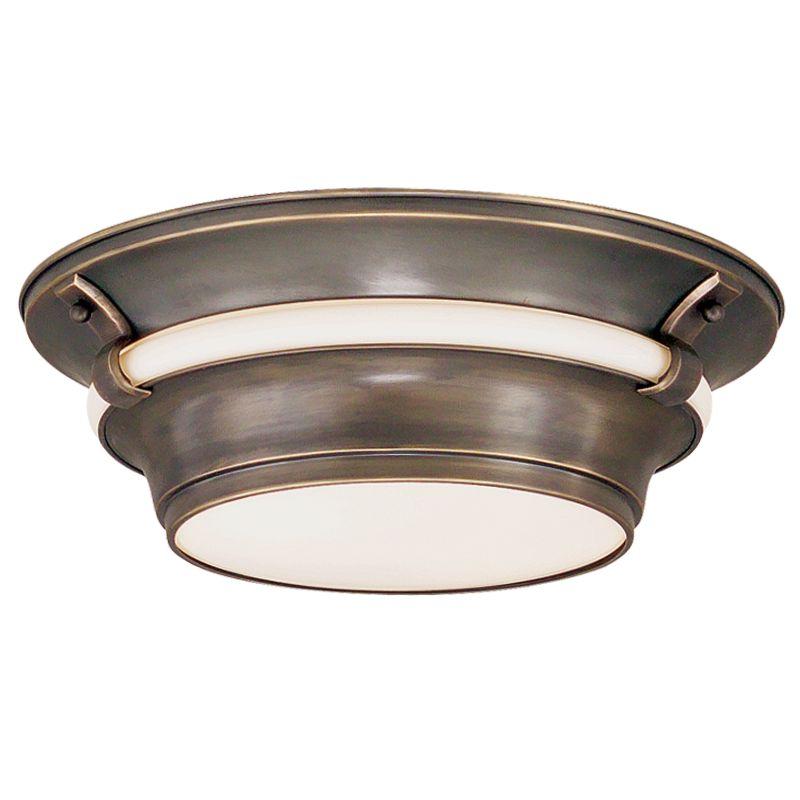 Ashland 3Lt Old Bronze Flush Mount