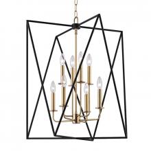 Hudson Valley 1124-AGB - Laszlo Aged Brass 8 Light Pendant