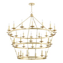  3258-AGB - 36 LIGHT CHANDELIER