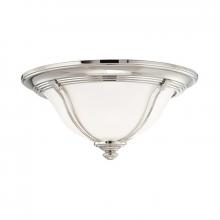  5414-PN - Carrollton 2 Light Polished Nickel Flush Mount