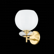 Mitzi by Hudson Valley Lighting H909101-AGB - ALEXIA WALL SCONCE