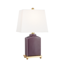  HL268201-PL - 1 LIGHT TABLE LAMP