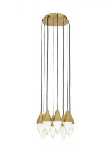  700TRSPTRT8RNB-LED930 - Turret 8 Light Chandelier