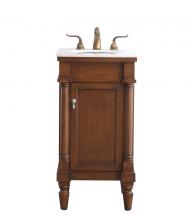  VF13018WT - 18 In. Single Bathroom Vanity Set in Walnut