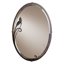 Hubbardton Forge - Canada 710014-05 - Beveled Oval Mirror with Leaf