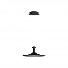  PD418012MB-UNV - Issa 12-in Matte Black LED Pendant