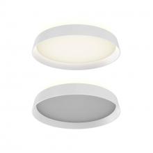 Dals CFH12-CC-WH - Aurora 12in Dual-Light Dimmable LED Flush Mount, 5CCT - White