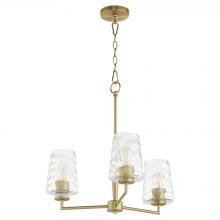  6204-3-80 - Goodwin 3 Light Chandelier |Aged Brass