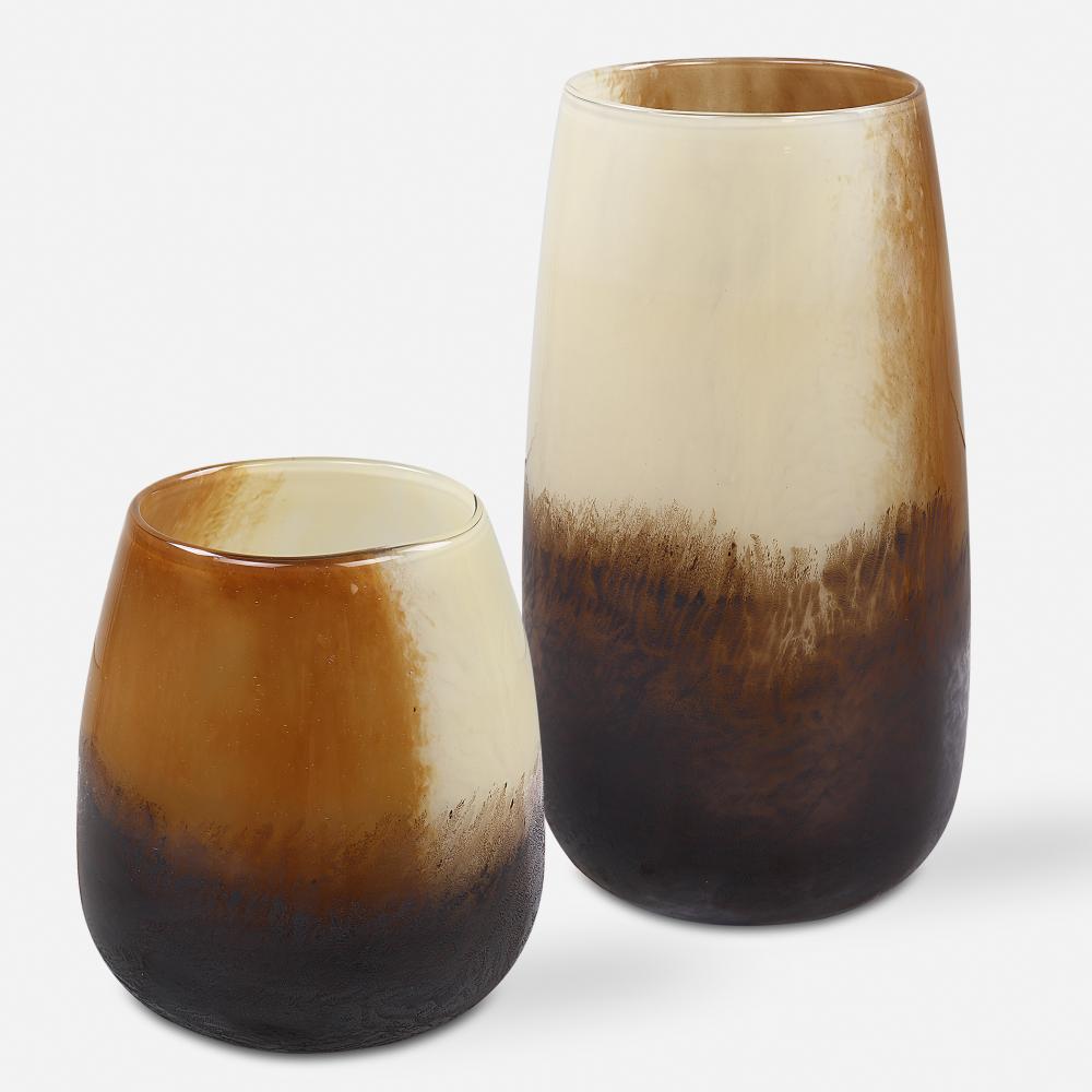 Uttermost Desert Wind Glass Vases, S/2