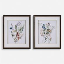  32341 - Delicate Flowers Framed Prints, S/2