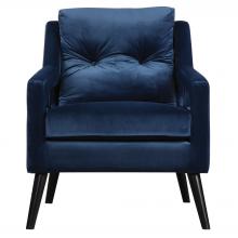  23318 - O'Brien Blue Velvet Armchair