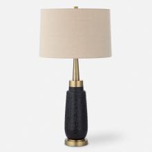  30261 - Spyglass Black Wood Grain Table Lamp