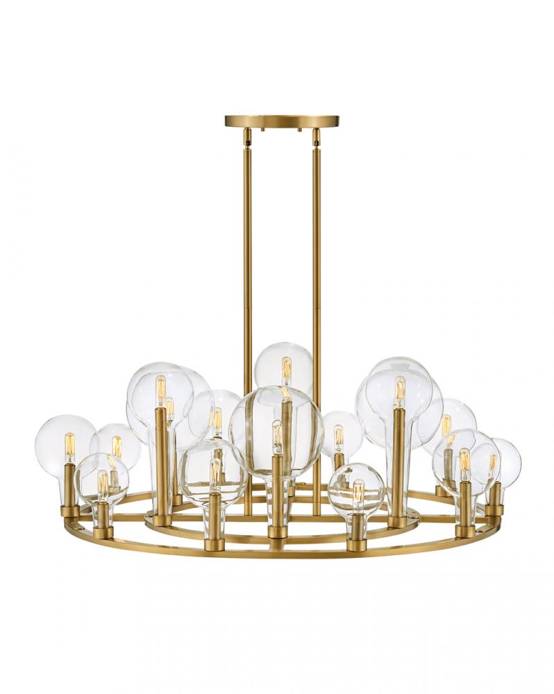 Large Single Tier Chandelier