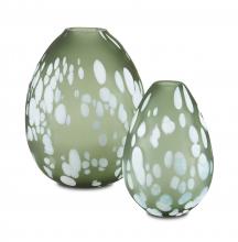  1200-0499 - Hana Green Vase Set of 2