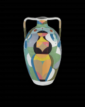  1200-0616 - Amphora Medium Multi-Colored Vase