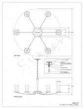  9000-0170 - Myles Nickle Chandelier