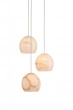 Currey 9000-0896 - Lazio 3-Light Round Multi-Drop Pendant